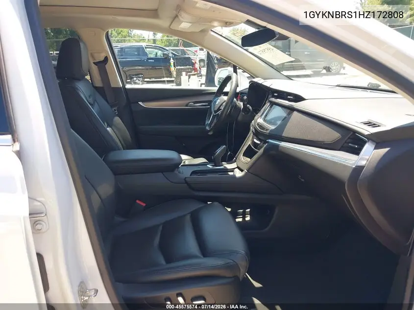 2017 Cadillac Xt5 Luxury VIN: 1GYKNBRS1HZ172808 Lot: 45575574