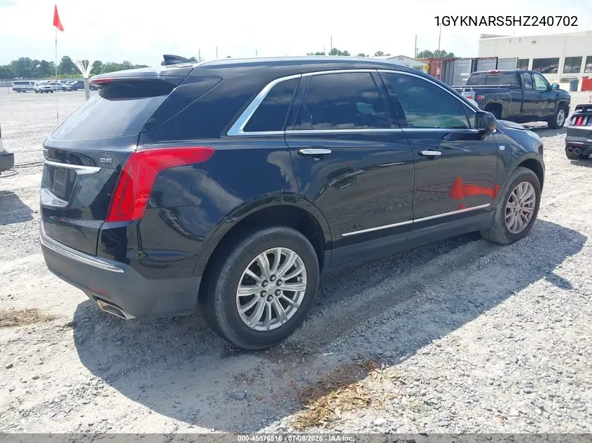 2017 Cadillac Xt5 Standard VIN: 1GYKNARS5HZ240702 Lot: 45576516
