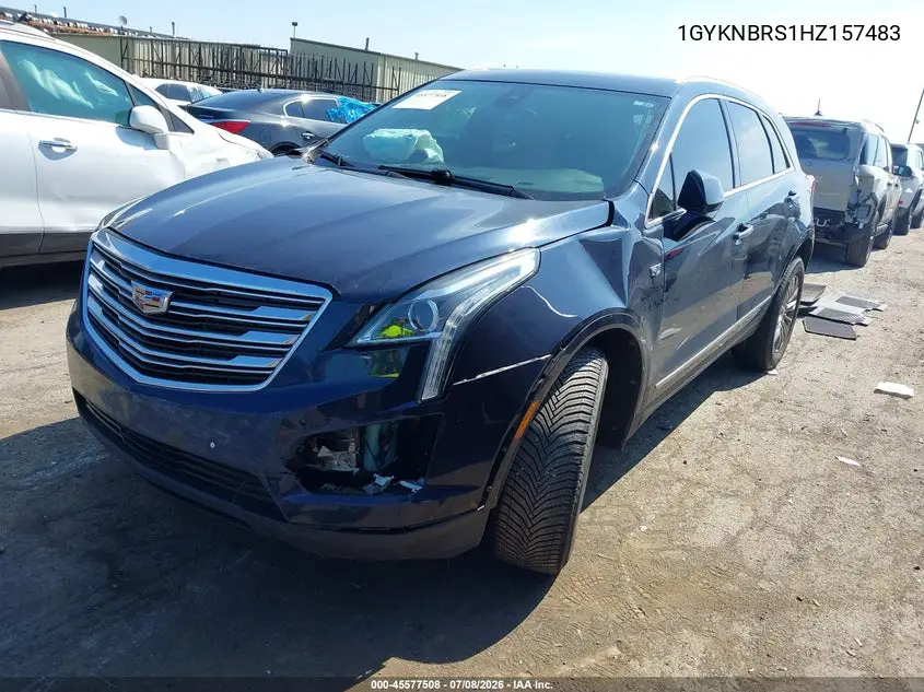 2017 Cadillac Xt5 Luxury VIN: 1GYKNBRS1HZ157483 Lot: 45577508