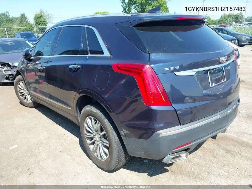 2017 Cadillac Xt5 Luxury VIN: 1GYKNBRS1HZ157483 Lot: 45577508