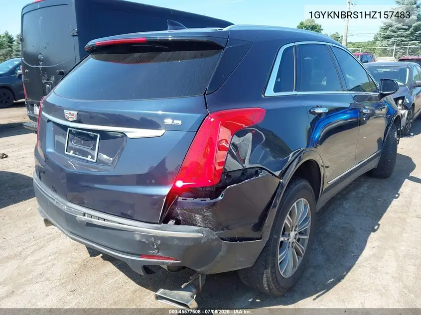 2017 Cadillac Xt5 Luxury VIN: 1GYKNBRS1HZ157483 Lot: 45577508