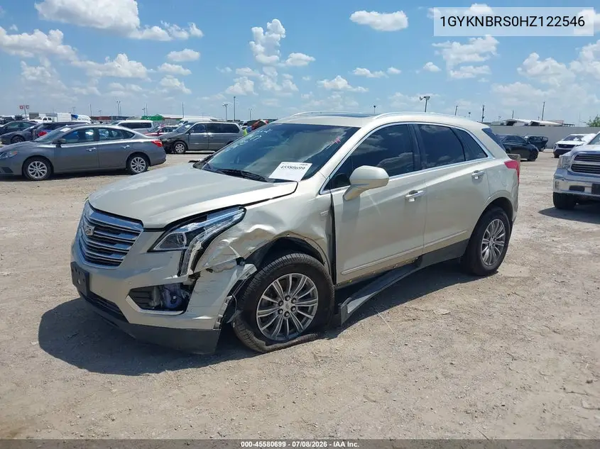 2017 Cadillac Xt5 Luxury VIN: 1GYKNBRS0HZ122546 Lot: 45580699