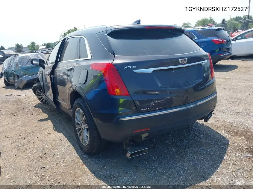 2017 Cadillac Xt5 Luxury VIN: 1GYKNDRSXHZ172527 Lot: 45614894