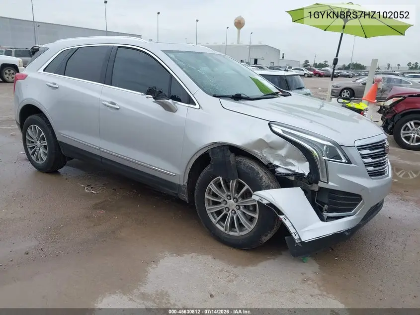 2017 Cadillac Xt5 Luxury VIN: 1GYKNBRS7HZ102052 Lot: 45630812