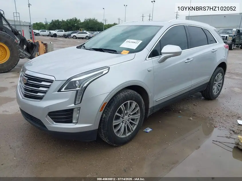 2017 Cadillac Xt5 Luxury VIN: 1GYKNBRS7HZ102052 Lot: 45630812