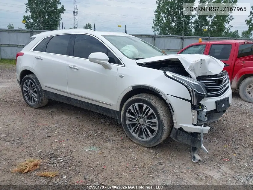 2018 Cadillac Xt5 Premium Luxury VIN: 1GYKNFRS7JZ167965 Lot: 12590179