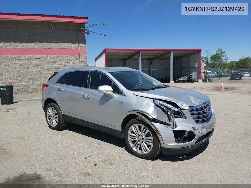 2018 Cadillac Xt5 Premium Luxury VIN: 1GYKNFRS2JZ129429 Lot: 45345122