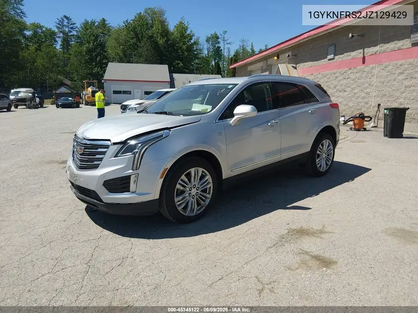 2018 Cadillac Xt5 Premium Luxury VIN: 1GYKNFRS2JZ129429 Lot: 45345122