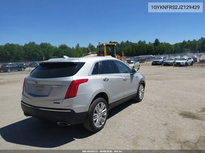2018 Cadillac Xt5 Premium Luxury VIN: 1GYKNFRS2JZ129429 Lot: 45345122