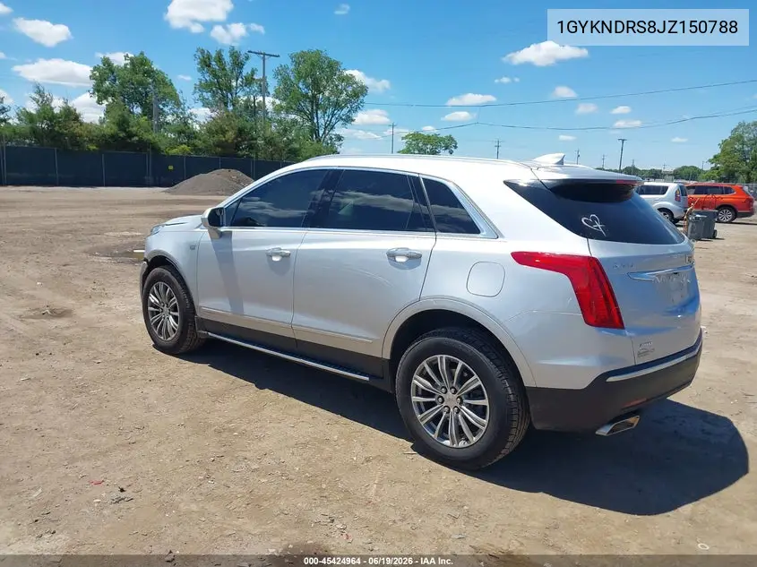 1GYKNDRS8JZ150788 2018 Cadillac Xt5 Luxury