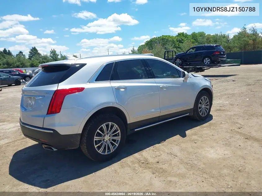 1GYKNDRS8JZ150788 2018 Cadillac Xt5 Luxury