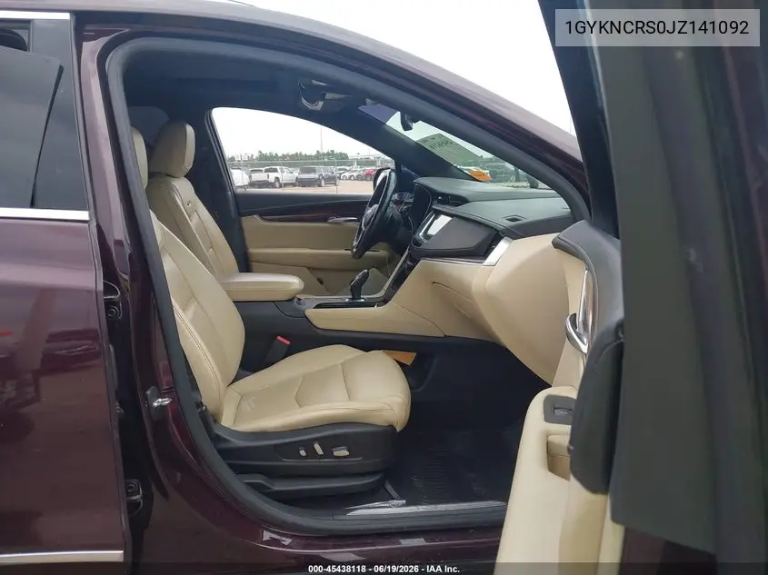 2018 Cadillac Xt5 Luxury VIN: 1GYKNCRS0JZ141092 Lot: 45438118