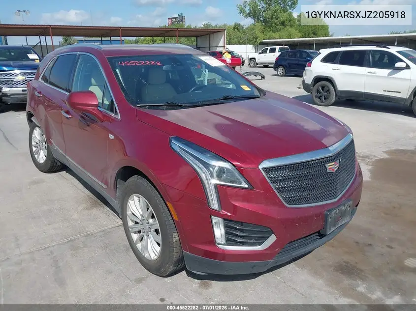 2018 Cadillac Xt5 Standard VIN: 1GYKNARSXJZ205918 Lot: 45522282