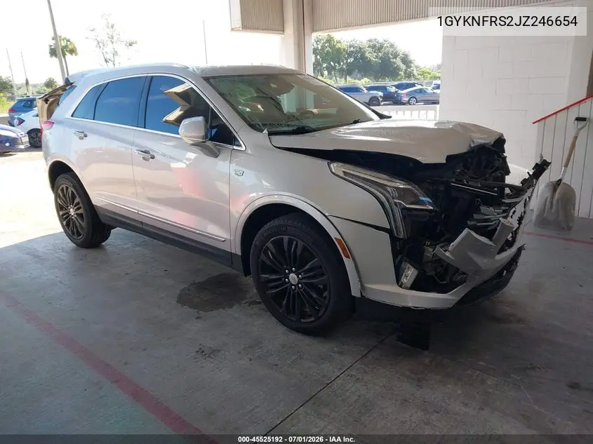 2018 Cadillac Xt5 Premium Luxury VIN: 1GYKNFRS2JZ246654 Lot: 45525192