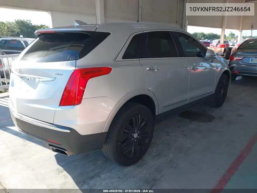 2018 Cadillac Xt5 Premium Luxury VIN: 1GYKNFRS2JZ246654 Lot: 45525192