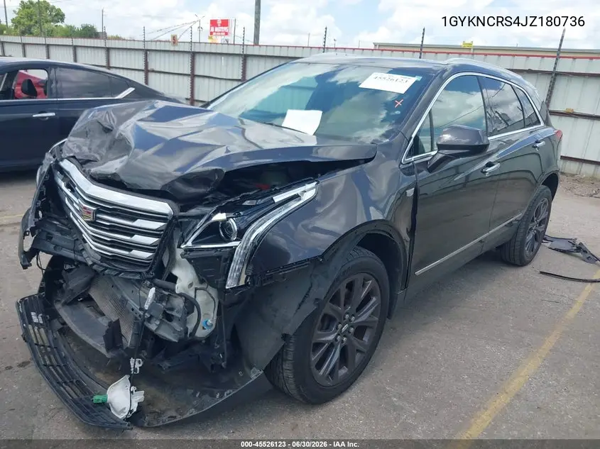 2018 Cadillac Xt5 Luxury VIN: 1GYKNCRS4JZ180736 Lot: 45526123
