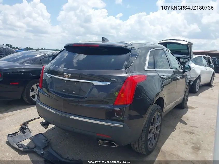 2018 Cadillac Xt5 Luxury VIN: 1GYKNCRS4JZ180736 Lot: 45526123