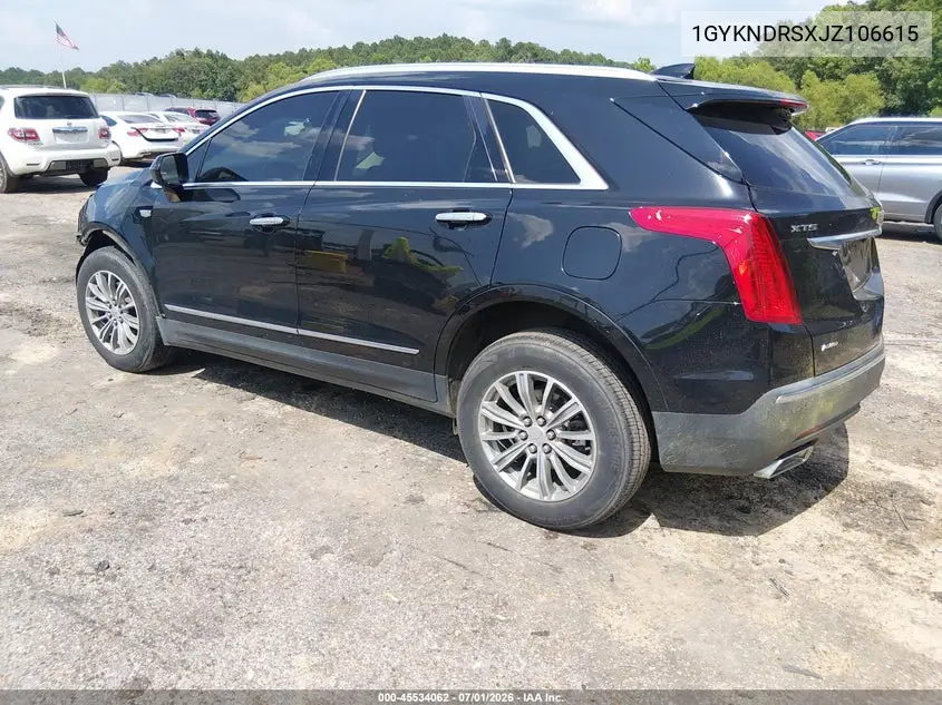 2018 Cadillac Xt5 Luxury VIN: 1GYKNDRSXJZ106615 Lot: 45534062