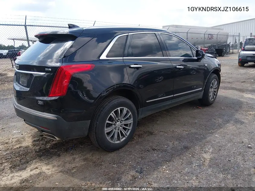 2018 Cadillac Xt5 Luxury VIN: 1GYKNDRSXJZ106615 Lot: 45534062