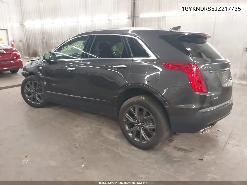 2018 Cadillac Xt5 Luxury VIN: 1GYKNDRS5JZ217735 Lot: 45542061