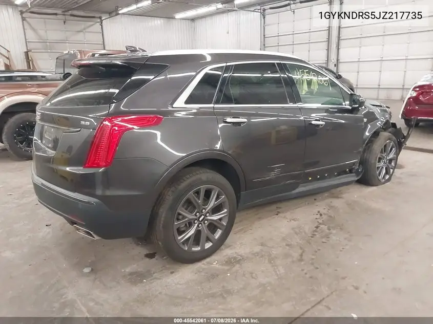 2018 Cadillac Xt5 Luxury VIN: 1GYKNDRS5JZ217735 Lot: 45542061