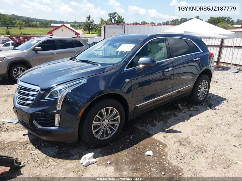 2018 Cadillac Xt5 Luxury VIN: 1GYKNDRS5JZ187779 Lot: 45578260