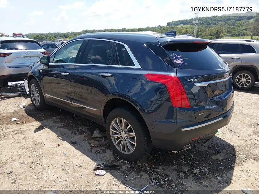 2018 Cadillac Xt5 Luxury VIN: 1GYKNDRS5JZ187779 Lot: 45578260