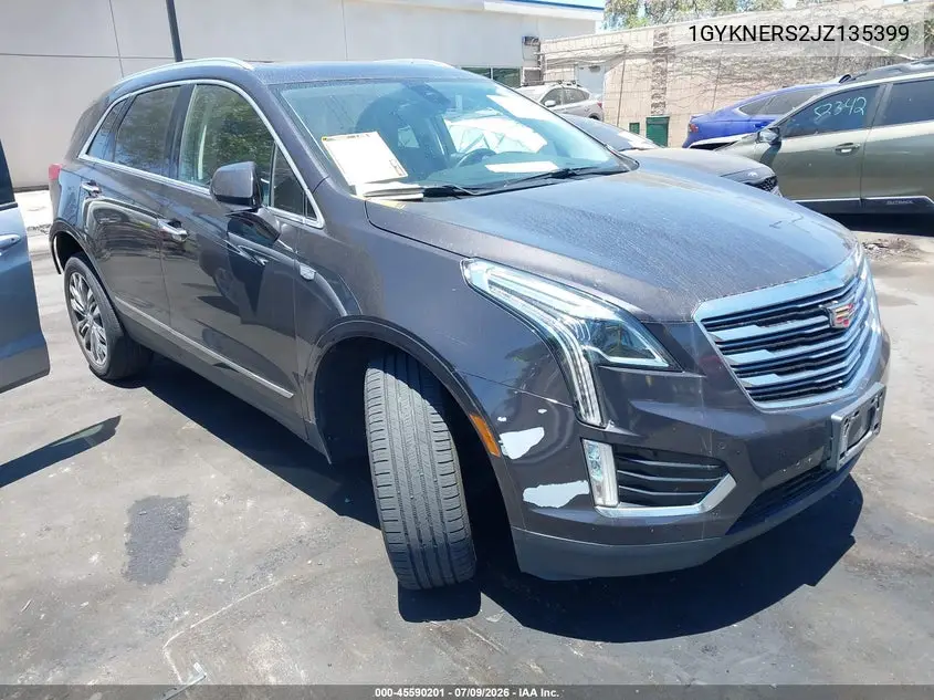 2018 Cadillac Xt5 Premium Luxury VIN: 1GYKNERS2JZ135399 Lot: 45590201