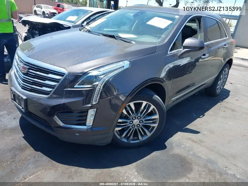 2018 Cadillac Xt5 Premium Luxury VIN: 1GYKNERS2JZ135399 Lot: 45590201