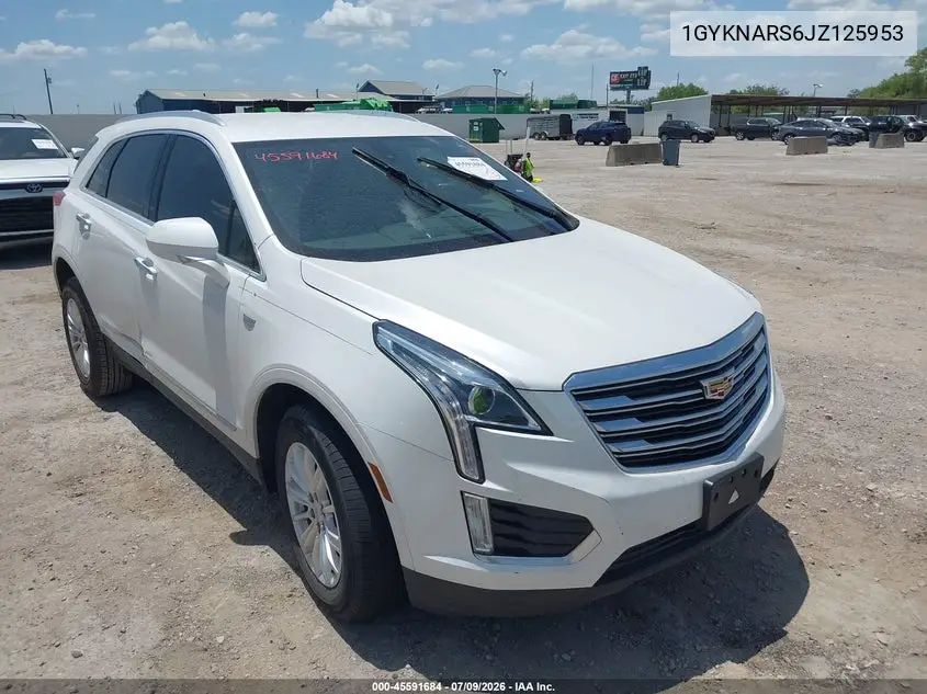 2018 Cadillac Xt5 Standard VIN: 1GYKNARS6JZ125953 Lot: 45591684