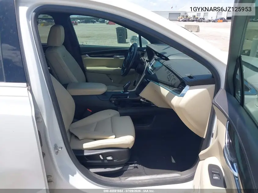 2018 Cadillac Xt5 Standard VIN: 1GYKNARS6JZ125953 Lot: 45591684
