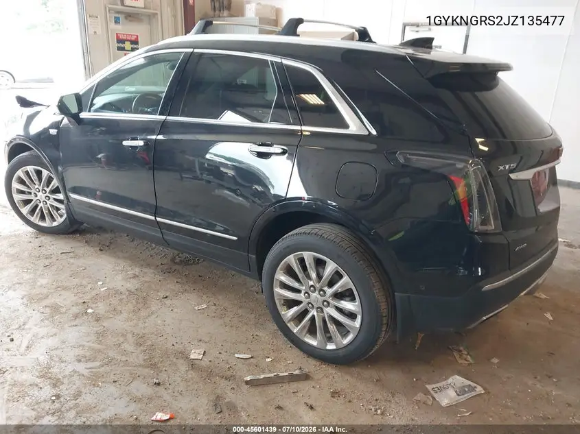2018 Cadillac Xt5 Platinum VIN: 1GYKNGRS2JZ135477 Lot: 45601439