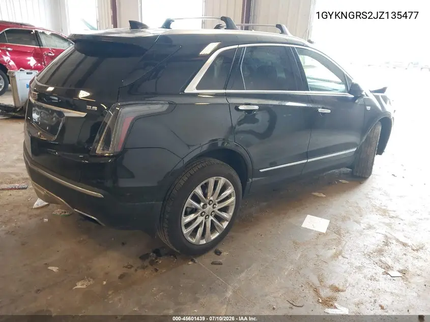 2018 Cadillac Xt5 Platinum VIN: 1GYKNGRS2JZ135477 Lot: 45601439