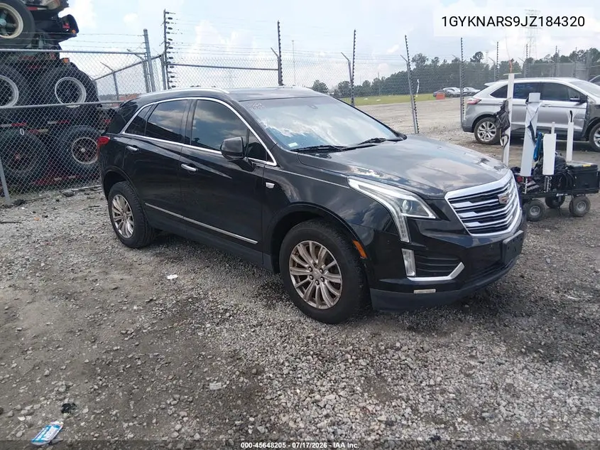 2018 Cadillac Xt5 Standard VIN: 1GYKNARS9JZ184320 Lot: 45648205