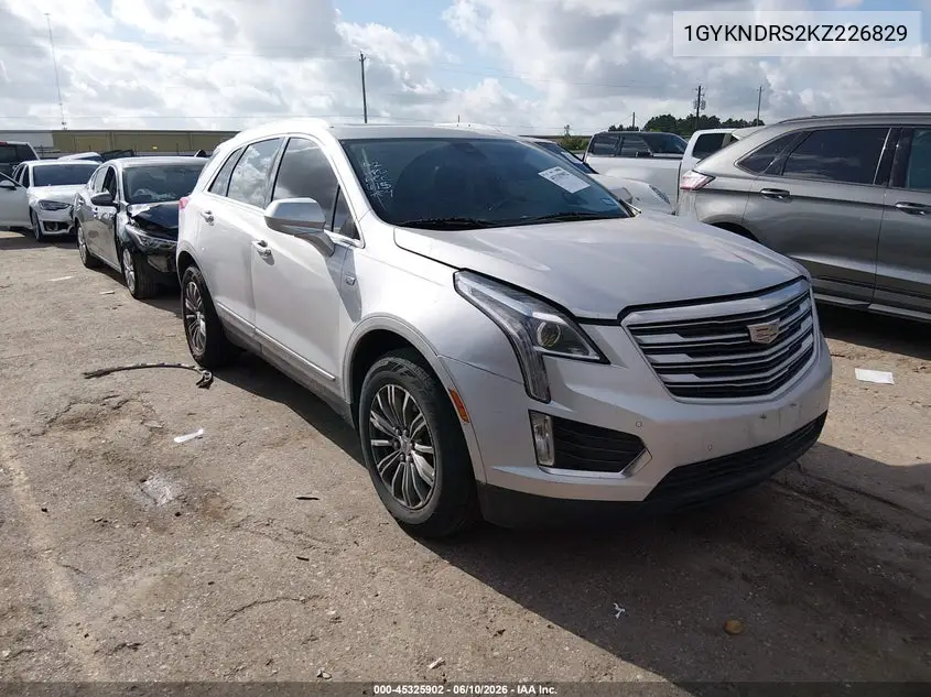 2019 Cadillac Xt5 Luxury VIN: 1GYKNDRS2KZ226829 Lot: 45325902