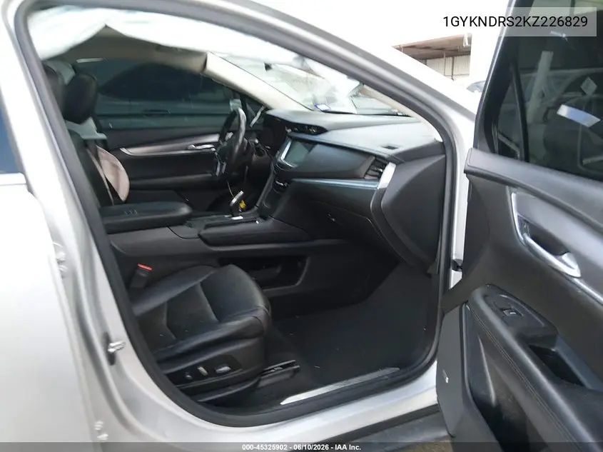 2019 Cadillac Xt5 Luxury VIN: 1GYKNDRS2KZ226829 Lot: 45325902