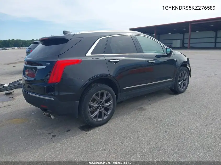 2019 Cadillac Xt5 Luxury VIN: 1GYKNDRS5KZ276589 Lot: 45361045