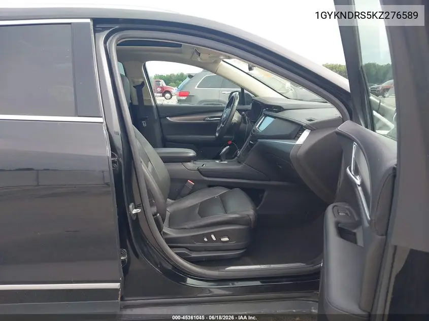2019 Cadillac Xt5 Luxury VIN: 1GYKNDRS5KZ276589 Lot: 45361045