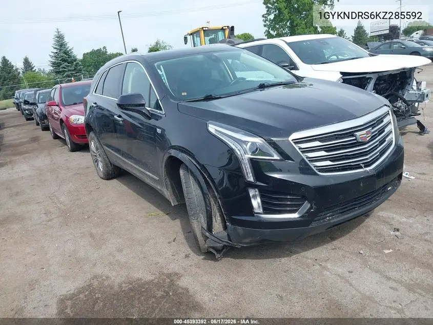 2019 Cadillac Xt5 Luxury VIN: 1GYKNDRS6KZ285592 Lot: 45393392