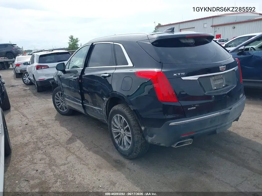 2019 Cadillac Xt5 Luxury VIN: 1GYKNDRS6KZ285592 Lot: 45393392