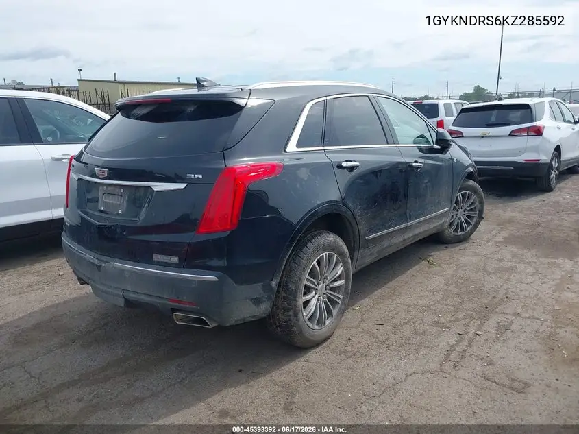 2019 Cadillac Xt5 Luxury VIN: 1GYKNDRS6KZ285592 Lot: 45393392