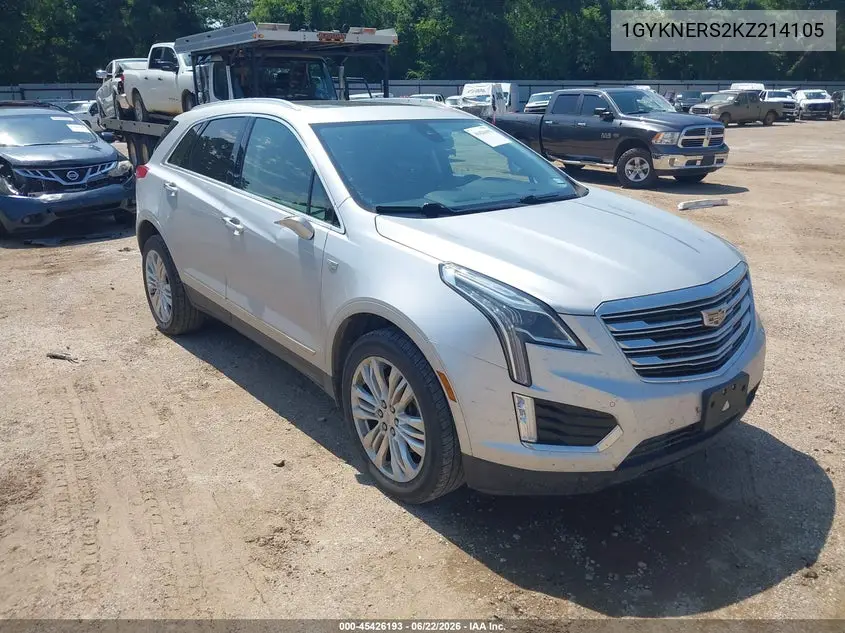 2019 Cadillac Xt5 Premium Luxury VIN: 1GYKNERS2KZ214105 Lot: 45426193