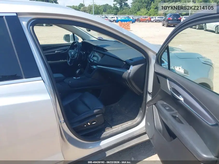 2019 Cadillac Xt5 Premium Luxury VIN: 1GYKNERS2KZ214105 Lot: 45426193