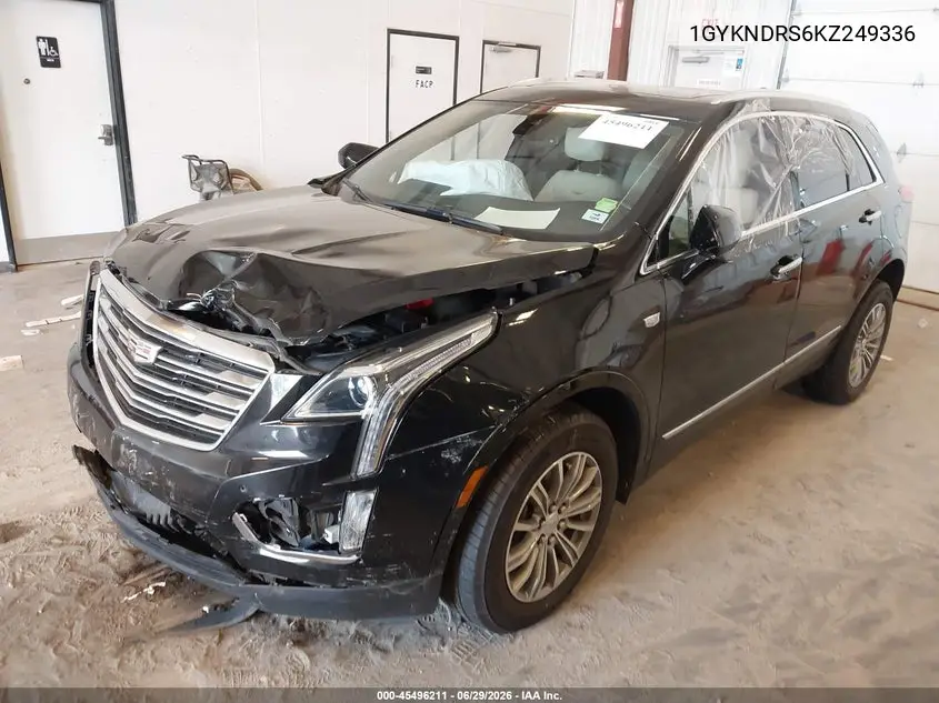 2019 Cadillac Xt5 Luxury VIN: 1GYKNDRS6KZ249336 Lot: 45496211