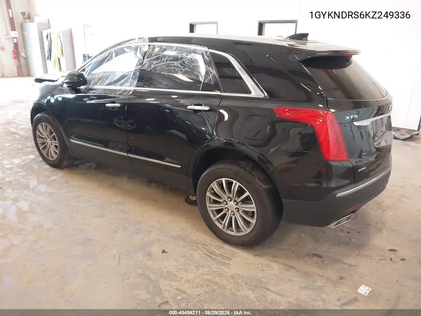 2019 Cadillac Xt5 Luxury VIN: 1GYKNDRS6KZ249336 Lot: 45496211