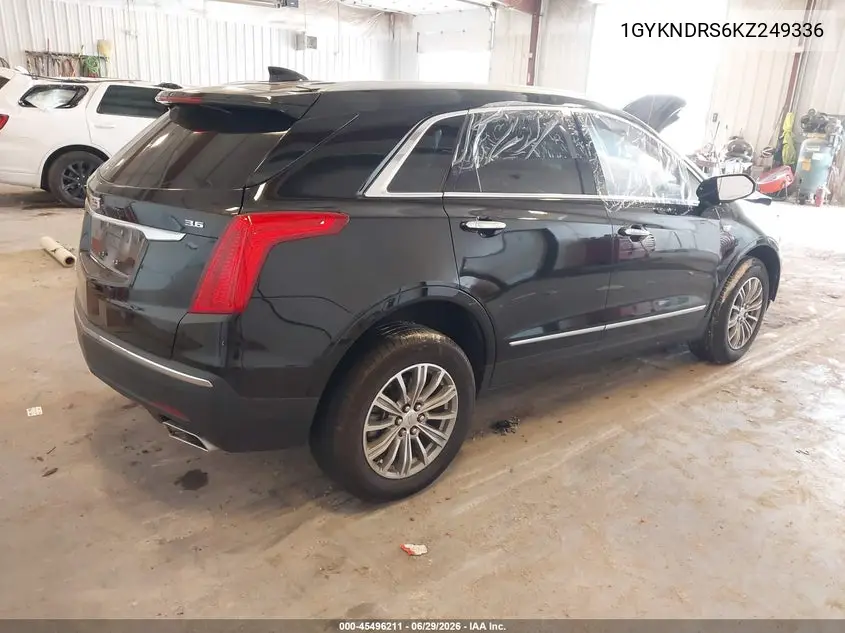 2019 Cadillac Xt5 Luxury VIN: 1GYKNDRS6KZ249336 Lot: 45496211