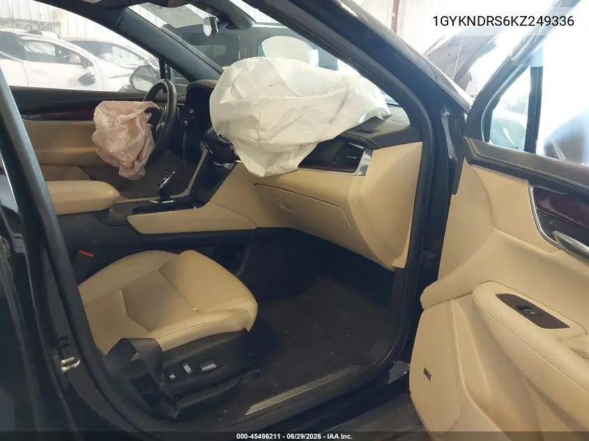 2019 Cadillac Xt5 Luxury VIN: 1GYKNDRS6KZ249336 Lot: 45496211