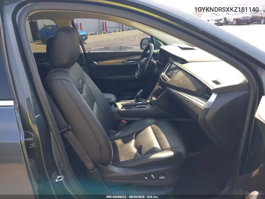 2019 Cadillac Xt5 Luxury VIN: 1GYKNDRSXKZ181140 Lot: 45496822