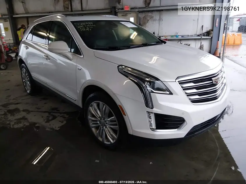 2019 Cadillac Xt5 Premium Luxury VIN: 1GYKNERS9KZ198761 Lot: 45560493