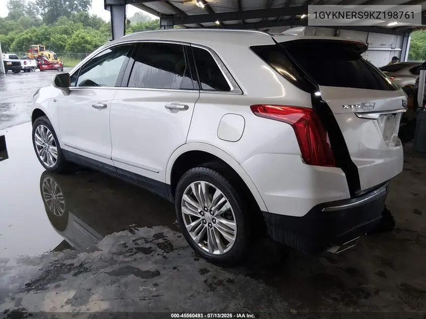 2019 Cadillac Xt5 Premium Luxury VIN: 1GYKNERS9KZ198761 Lot: 45560493